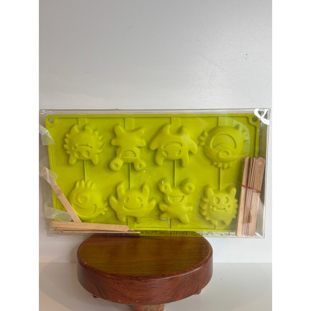 Birkmann Monster Pops Silicone‎ Mold Cake Pops Ice Pops Baking Set Germany
